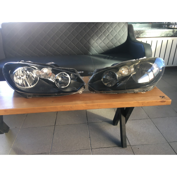 Volkswagen Golf6 Sol-Sağ Ön Farlar Çıkma Orijinal 2008-2013